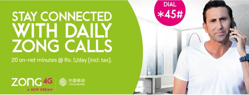 Zong Daily Voice Offer